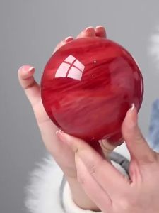 💗🙋‍♀️💗红色水晶球摆件红球鸿运当头家居饰品转运水晶球客厅公司摆件