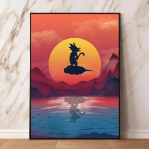 Kayou | Anime Dragon Ball Goku Oil Painting By Numbers on Canvas Home Decor for Living Room Bedroom Handmade Gift Frameless