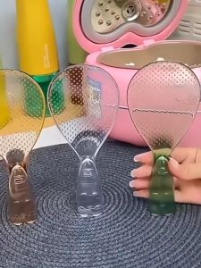 ทัพพีตักข้าวทัพพีทัพพีอาหาร ทัพพีตักข้าว ทัพพีทัพพีพลาสติก ทัพพีข้าว ทัพพีข้าว ข้าวไม่ติดทัพพี ล้างง่าย เป็นที่จะมีทัพพีทัพพีตักข้าวที่น่ารัก