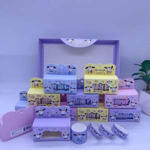 4roll Sanrio Tape roll Sticker Student Creative diy Stationery stickers Masking Decorative Tape Kids gifts