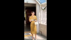 [Voucher 15% MOV 199K cap 100K Đầm HeraDG dáng ôm thiết kế tay bồng liền cổ 2 ve thanh lịch sang trọng chất tuytsi cao cấp WDCBD2004