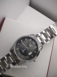 cod waterproof / anti air mewah jam tangan pria stainless tanggal aktif