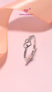 Yaxiya Cincin Wanita Love/Heart/Hati Perhiasan Aksesoris 031