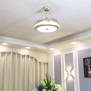 Ceiling Lights โคมไฟเพดาน ไฟพัดลม พัดลมไฟฟ้าCeiling Lights โคมไฟพัดลมเพดาน พัดลม โคมไฟแบบมีพัดลมติดเพดาน ไฟ LED เปลี่ยนสีไฟได้ 3 สี มีรีโมทควบคุ