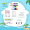 KRABALL Penguin Crochet Kit for Beginners With Video Tutorial Cotton Knitting Yarn Thread Needles Hook Knit Tool Set DIY Craft. 