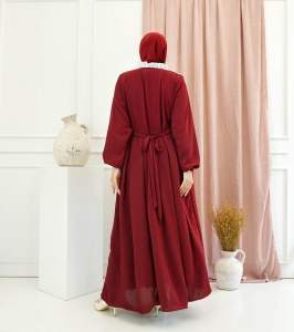 Gamis Rara new arrival dress kombinasi brukat mix renda Mewahm