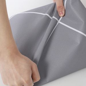 Self Adhesive Wallpaper กันลื่นหนา100 สติ๊กเกอร์พื้นกันน้ำกันลื่นในห้องน้ำทนทานต่อการเสียดสี กำหนดเพิ่มความสวยงามให้งาม