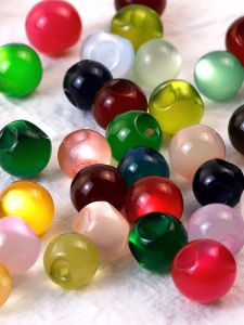 High-End Pearl Embellished Vintage สไตล์จีนปุ่ม Wenchang เรซิ่นวัสดุสําหรับ DIY เย็บและตกแต่งบ้าน