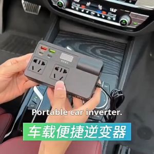 Car Inverter 12V 24V to 220V Multi-Function Socket Mobile Phone Charger 120W Car Power Converter Inverter Car Inverter Battery Converter Car Adapter Transformer Converter