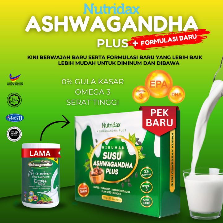 Nutridax Ashwagandha Menyelesaikan Masalah 3 Serangkai Kencing Manis 