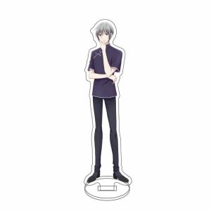 Bandai | 16CM Acrylic Đứng Anime Fruits Basket Bộ Hình - Tohru Honda Yuki Kyo Arisa Uotani Saki Hanajima Cosplay Đồ Trang Trí Quà Tặng