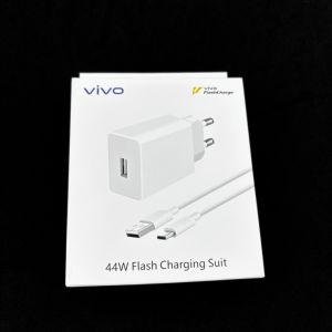 44W EU Flash Charger For Vivo IQOO Type C Cable Super Fast Charge Adapter Set for X200 X100 X90 X70 X60 Pro S12 S10 Z6 Neo 4 5 6