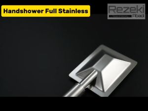 Hand Shower Full Stainless Minimalis Kotak - Shower Mandi Pancuran Air