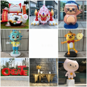 Large Fiber Glass Statue for Decorations