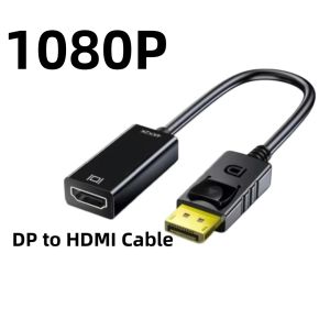 4K 1080P DP to HDMI Adapter DisplayPort to HDMI-Compatible Video Audio Adapter Cable for PC TV Laptop