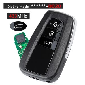 Chip Điều Khiển Từ Xa Thông Minh Cho Toyota RAV4 Avalon Highlander 2019-2023 433MHz ID46 Chip Chất Liệu ABS Mạch Keyecu ID 0010 0020 / 0440