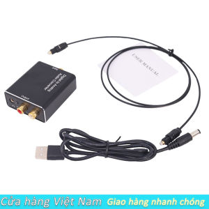 Bộ chuyển đổi âm thanh Bộ chuyển Âm Thanh Quang Optical Sang AV Hãng Bản Cao Cấp (Tặng Dây Quang Dài 1M)