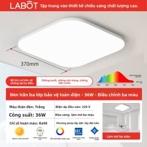 SAINAHEPAN | Đèn Trần LED Bảo Vệ Ba Lớp