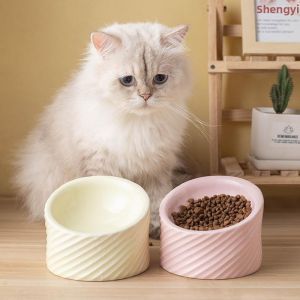 Cervical Protection Skew Bowl Anti-Spill Cat Feeding Bowl