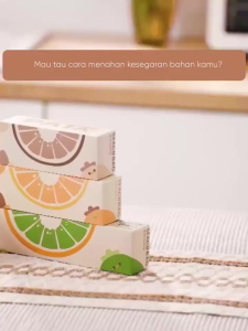 Plastik Ziplock Reusable Fresh Bag | Kantong Penyimpanan Makanan Double Seal | Plastik Zipper Kulkas Simpan Sayuran