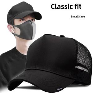 Hat Mens Summer Quick-Drying Mesh Cap Big Head Circumference Breathable Mesh Peaked Cap Sun Protection Sunshade Plus Size Thin Baseball Cap