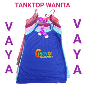 MURAH!!! 6 PCS TANKTOP VAYA WANITA | TANKTOP TALI KECIL IMPORT