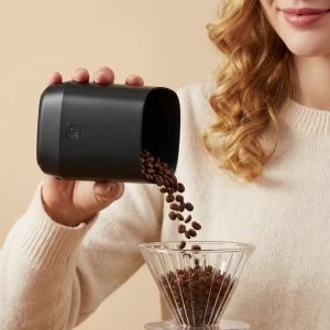Electronic Coffee Scale Digital Coffee Bean Dosing Cup with LED Display USB High Precision Espresso Measurer Cups Easy Cleaning