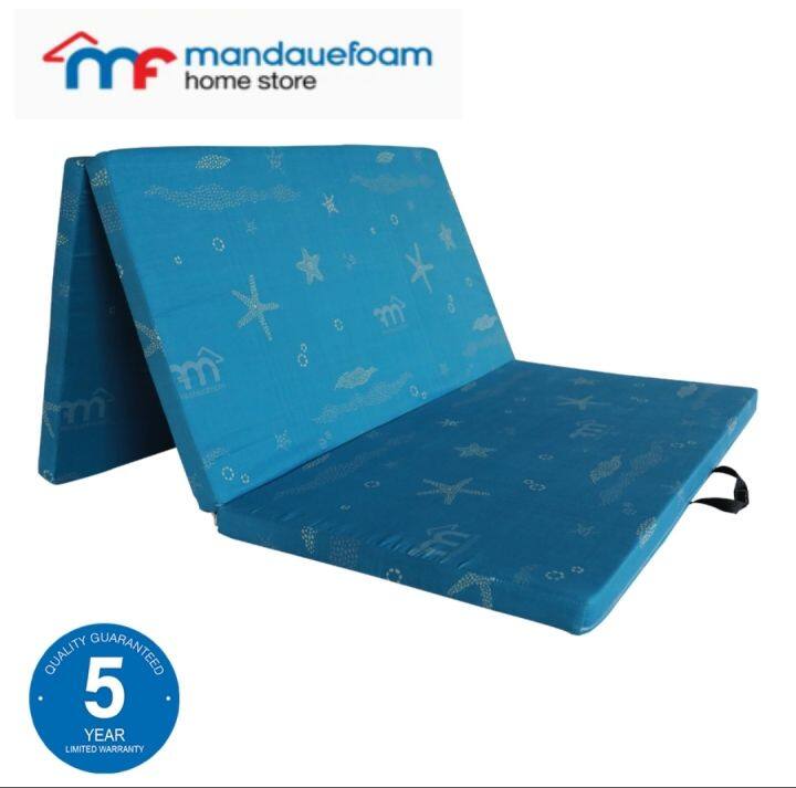 MANDAUE FOAM Mega Fold and Keep Mattress / Trifold Mattress / Foldable