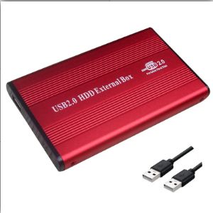 Hộp Đựng Ổ Cứng USB2.0 2.5 IDE HDD Hộp Đựng Ổ Cứng Ngoài Có Đèn LED Cho Máy Tính Để Bàn Và Máy Tính Xách Tay