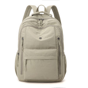 2025 New Womens Large Capacity Backpack Casual Commuter Style Nylon Fabric Computer Bag Travel Backpack Fashionable All-Match