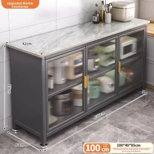 Kitchen Multilayer Storage Cabinet Modern Minimalist