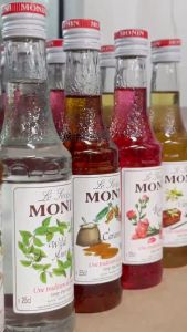 FREE GIFT Monin  Premium Syrup Cherry Blossom 700ml Made in France