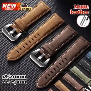 New 18/20/22/24mm Handmade Matte Strap for Panerai Watch Band Women Men Wristband for Omega Brown Wristbelt for Seiko Bracelet