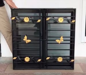 80x80 ซม.ติดเหล็กดัด หน้าต่างบานเลื่อนอลูมิเนียม บริการเก็บเงินปลายทาง