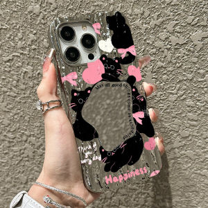 Suitable for Apple 15 Phone Case Iphone15promax Female New Arrival 14plus Fancy Niche Style 13pro Mirror 12pm Creative 11 Cute Stylish X Drop-Resistant 15promax Protective Case Ling