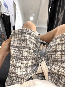 Quần Short Kẻ Caro Dệt Kim Nam Mùa Hè Quần Thể Thao Rộng Rãi Ống Đứng Năm Điểm Quần Áo Ngoài Thời Trang