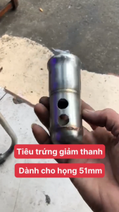 ⚡️FREESHIP⚡️ tiêu giảm thanh bỏ trong pô lon inox 304