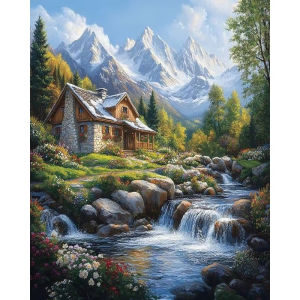 Paper Jigsaw Puzzle 500/1000/1200/2000PCS Landscape Scenery DIY Craft Hobby Wall Decor Gift