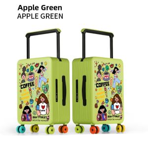 Customizable Children Students Doodle Design Travel Luggage