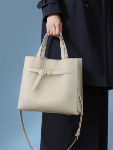 BEEP | Genuine Leather Tote Bag Large Capacity