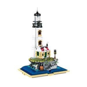 Lighthouse Building Block Bricks Toy Assembly Particle Children Development Education Collection Toys Puzzle Boys And Girls Birthday Gifts Kids toys