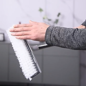 Chổi Chà Sàn Nhà Tắm 2in1 Đa Năng Cán Dài 107cm Chổi Cọ Nhà Vệ Sinh Chà Mảng Bám Gạt Khô Nước Nhanh