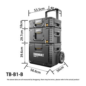 TOUGHBUILT |Modular Stacking Toolbox 3 Sets