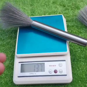Chổi cọ xông nội Nhật Bản thép không gỉ | Thiết kế chắc chắn | Dụng cụ vệ sinh nồi chảo | Sản xuất tại Nhật Bản