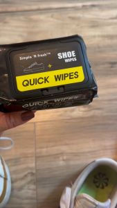 Ecoplanet COD#HOT 24HOURS SHIPOUT 1/5/10pack 12sheet Shoe Wipes Shoe Cleaner Disposable Wet Wipes Leather Shoes Sandals Cleaning Tissue high quality