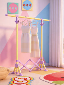 MINGZHI | Dopamine Floor Coat Rack Storage Shelf