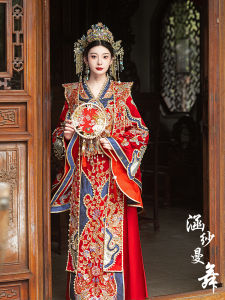 New Chinese Style Wedding Dress Hanfu Renai Small Size Slimming 2025 New Bride Traditional Chinese Marriage Clothing
