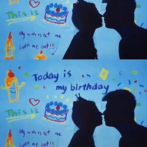 Little.Daisy98 มินิโปรเจคเตอร์ โปรเจคเตอร์วันเกิด Happy Birthday  พร้อมส่ง เครื่องฉายภาพปาร์ตี้