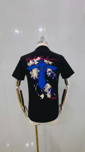 T06- ÁO THUN NAM COTTON 100% IN HÌNH CỔ TRÒN FORM CHUẨN WORLD FASHION TAMLO SHOP