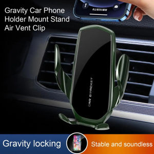 Car Air Vent Gravity Phone Holder Universal Mobile Phone GPS Support One-hand operation Car Navigation Stand for IPhone Samsung